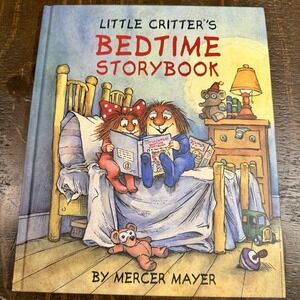 Mercer‎ Mayer Little Critter Bedtime Storybook Kids OS Blue Excellent Hardcover